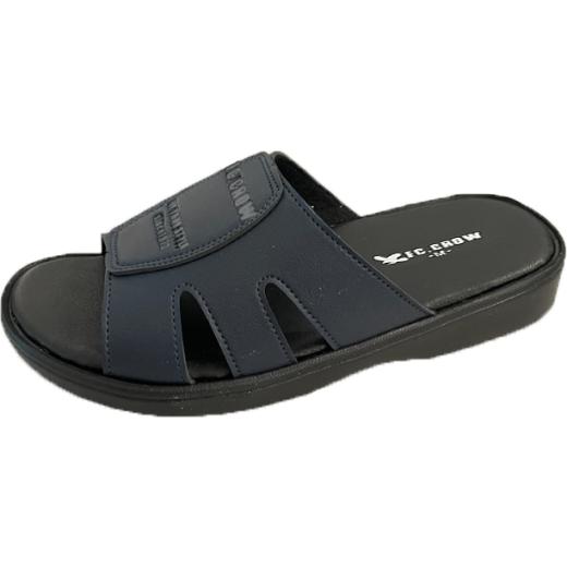 ふるさと納税 ファッション 靴 奈良県 川西町 紳士サンダル FMH1698 (ネイビー、L) (ネイビー、L)