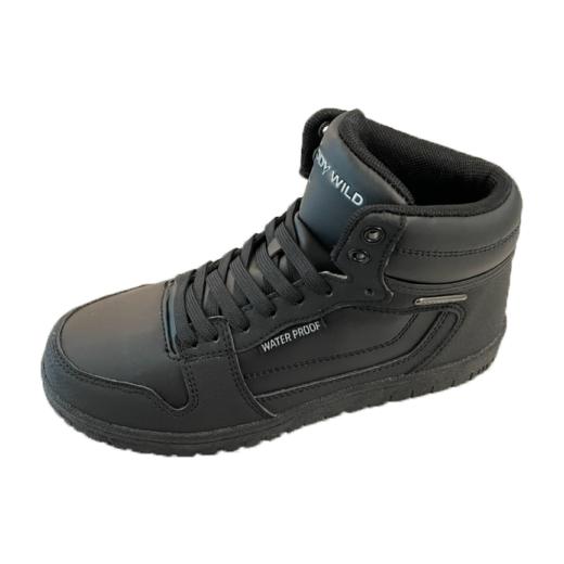 ふるさと納税 ファッション 靴 奈良県 川西町 ハイカットスニーカー BLS5548(ブラック、22.5cm) (ブラック、22.5cm)