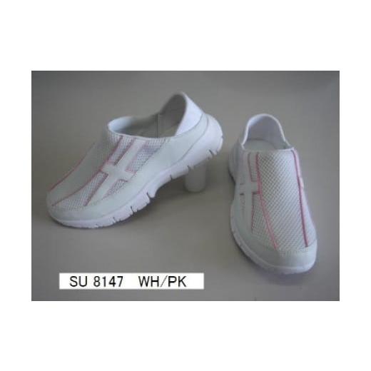 ふるさと納税 ファッション 靴 奈良県 川西町 ナースサンダル SU8147 (WH/PK、Lサイズ) (WH/PK、Lサイズ)