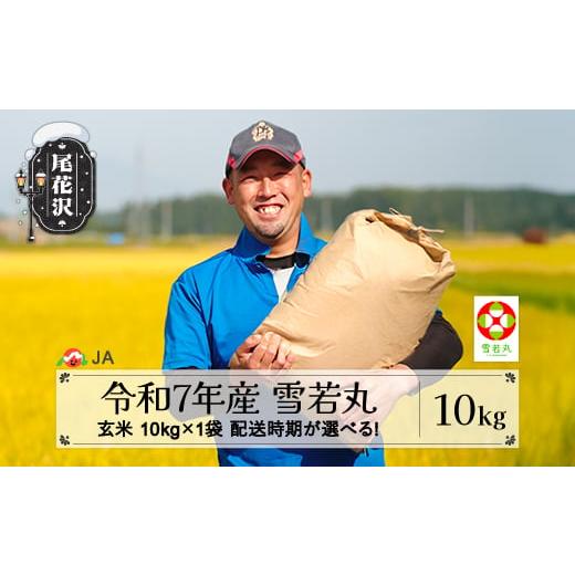 ふるさと納税 玄米 山形県 尾花沢市 令和7年産 新米 玄米 雪若丸 10kg 1月下旬発送 ja-ywgxa10-1s 令和8年1月下旬発送