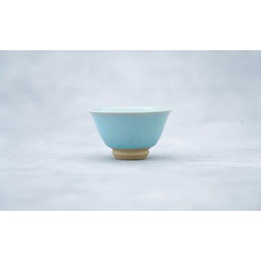 ふるさと納税 食器・グラス 湯呑 佐賀県 有田町 有田焼 翡翠・天青茶杯 茂正工房 梶原大敬 中国茶器 湯呑み コップ 陶器 器 食器 青磁 手作り 作家もの セット…_4