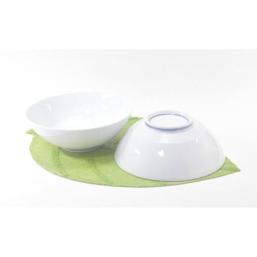 ふるさと納税 食器・グラス 佐賀県 有田町 『アウトレット』有田焼 白磁 AritaBOWL 2個セット 幸楽窯 ／ YUIKA Lab アウトレット 訳あり 食器 器 うつわ 麺鉢 …の画像