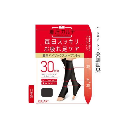 ふるさと納税 美容 香川県 丸亀市 メディックピエドシリーズ 着圧ハイソックス オープントゥ Mサイズ ブラック ソックス くつした 靴下 日用品 美容 着圧ソッ…