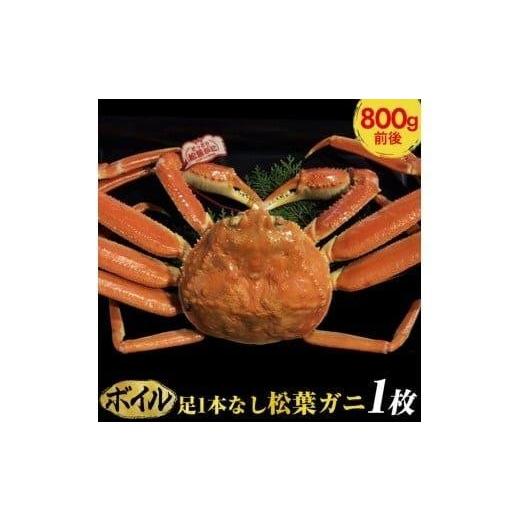 ふるさと納税 カニ 松葉ガニ 鳥取県 北栄町 ボイル 足1本なし 訳あり 松葉ガニ 大1枚(800g前後) 着日指定不可 2025年11月上旬〜2026年3月下旬頃に順次発…