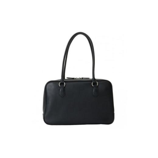 ふるさと納税 カバン 長野県 御代田町 濱野皮革工藝 HAMANO バッグ フロット エヴィ ボストン(ブラック) 1640421