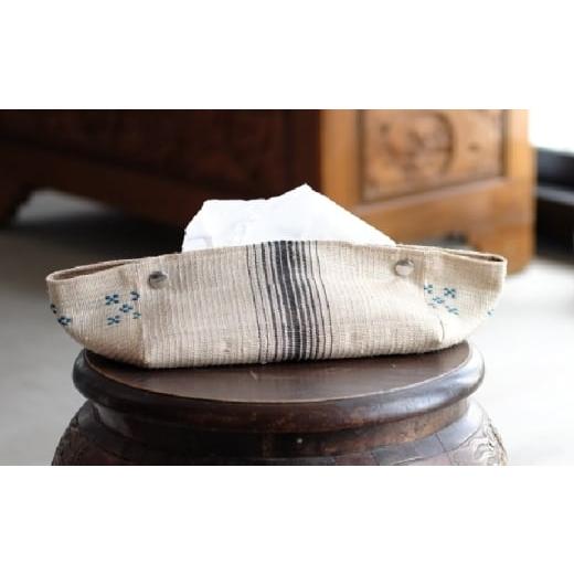 ふるさと納税 雑貨・日用品 沖縄県 沖縄市 経浮花織 ティッシュケース ユーチイチチ ティッシュカバー ティッシュボックス おしゃれ かわいい 沖縄市 / FABRI…