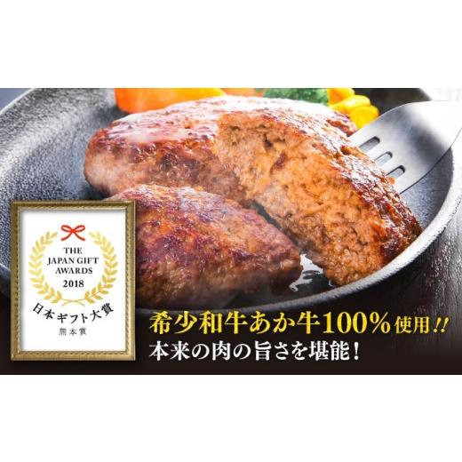 ふるさと納税 牛肉 ハンバーグ 熊本県 菊陽町  全6回定期便 くまモンハンバーグセット（あか牛100％使用） ／ 熊本 ハンバーグ 牛肉 はんばーぐ 牛肉ハンバー…_2