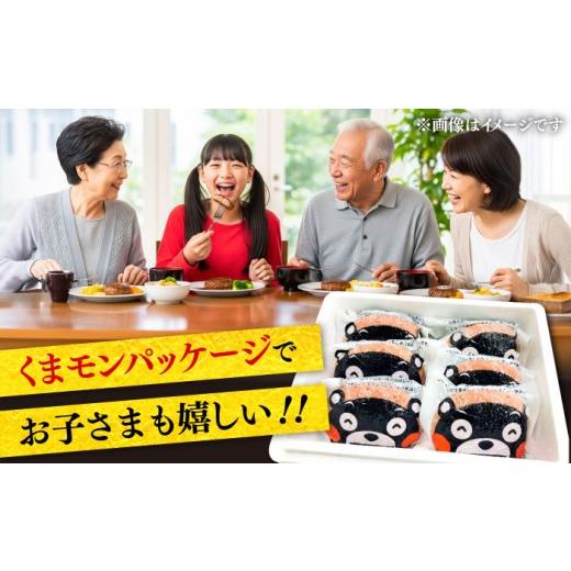 ふるさと納税 牛肉 ハンバーグ 熊本県 菊陽町  全6回定期便 くまモンハンバーグセット（あか牛100％使用） ／ 熊本 ハンバーグ 牛肉 はんばーぐ 牛肉ハンバー…_4
