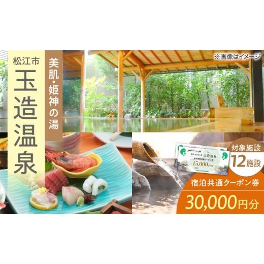 ふるさと納税 宿泊券 温泉 島根県 松江市 宿泊券 玉造 温泉 共通クーポン券 寄附額10万円 30,000円分クーポン 島根県松江市/玉造温泉旅館協同組合 ALHN002 |…