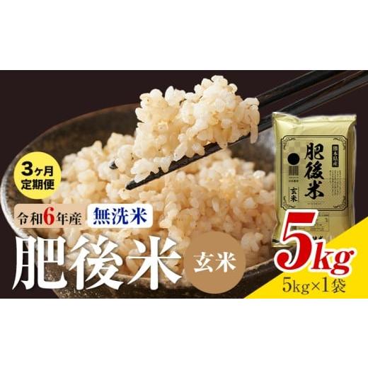 ふるさと納税 米 ヒノヒカリ 熊本県 菊池市 3ヶ月定期便 熊本県産 肥後米 無洗米 玄米 5kg 1袋5kg 米 お米 令和6年産 九州産 熊本県産 送料無料[お申込み翌…