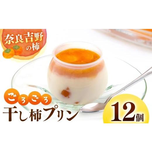 ふるさと納税 菓子 プリン 奈良県 五條市 干し柿 ごろごろ 柿プリン 12個入 | お菓子 スイーツ デザート 洋菓子 プリン 柿 かき プリン 和スイーツ ギフト 贈…