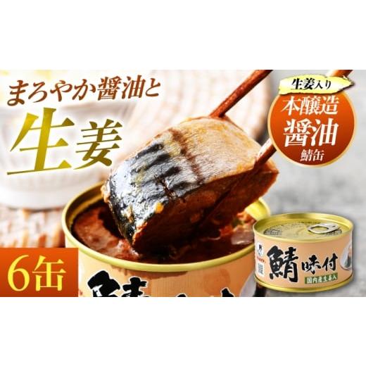 ふるさと納税 缶詰・瓶詰 魚貝類 福井県 小浜市 鯖味付缶詰 生姜入 6缶|サバ缶 鯖缶 さば缶 鯖 サバ さば 缶詰 サバ缶詰 鯖缶詰 缶 詰合せ 詰め合せ セット…