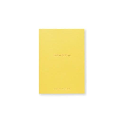 ふるさと納税 文房具・玩具 山形県 酒田市 ToDo&Plan タスク管理ノート A5 サイズ イエロー SZ0273 A5 サイズ イエロー