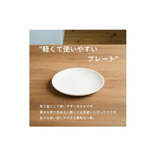 ふるさと納税 食器・グラス 皿 滋賀県 甲賀市 SHIROTSUCHI PLATE 2枚セット ac-10 GRAIN WARE 信楽焼・明山の画像