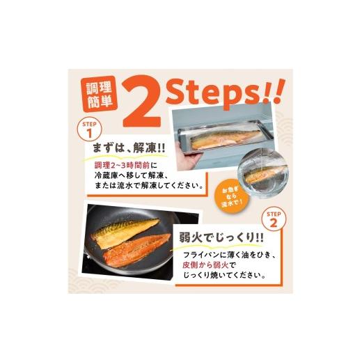 ふるさと納税 干物 サバ 福岡県 飯塚市 骨取りさば40枚(さばみりん干し・塩さば昆布塩／各20枚) H-011の画像