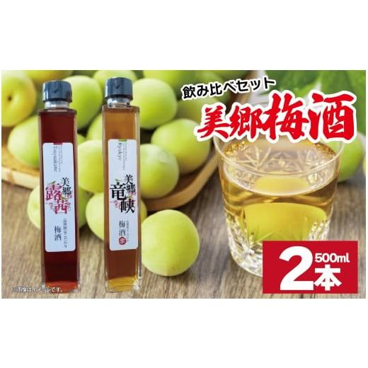 ふるさと納税 お酒 リキュール 徳島県 吉野川市 梅酒 飲み比べ 2本セット 美郷露茜 美郷竜峡 500ml 各1本 梅 ブレンド 梅酒 うめ 果物 フルーツ うめしゅ お酒…
