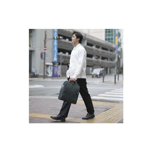 ふるさと納税 カバン リュック 兵庫県 豊岡市  高島屋選定品 豊岡鞄 YOUTA エルク 3way 縦ダレス (YK3ME) ダークグリーン ／ 木和田正昭商店 ダレスリュック …の画像