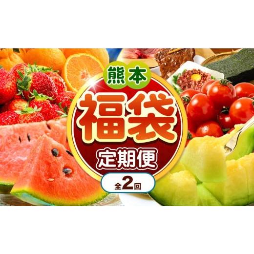 ふるさと納税 果物の詰合せ 熊本県 玉名市 定期便 2回 熊本 福袋 |( いちご みかん 不知火 デコポン スイカ メロン あか牛 牛肉 海苔 焼き海苔 馬肉 ユッケ …