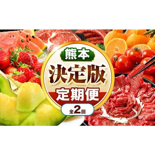 ふるさと納税 果物の詰合せ 熊本県 玉名市 定期便 2回 熊本県 決定版 |( いちご みかん 不知火 デコポン スイカ メロン あか牛 牛肉 海苔 焼き海苔 馬肉 ウ…
