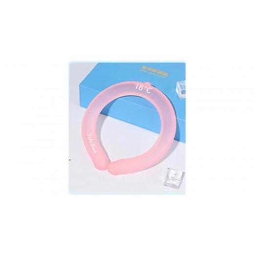 ふるさと納税 雑貨・日用品 愛知県 名古屋市 ピンク クールリング ネックリング ネック用 ネックピロー型 首冷却 クールネックバンド 熱中症対策 冷却グッズ …