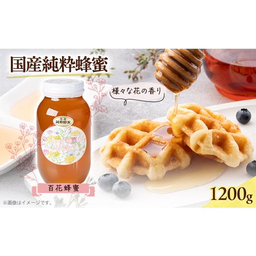 ふるさと納税 加工品等 はちみつ 岡山県 津山市 津山市産 百花蜂蜜 1200g_蜂蜜 ハチミツ はちみつ 岡山県産 百花蜂蜜 1200g 百花 蜂 蜜 ハニー 岡山県 津山市…の画像