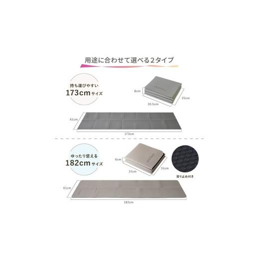 ふるさと納税 スポーツ・アウトドア 奈良県 奈良市 折りたたみヨガマット 〈ライズクリエイション atRise〉 173cm・スモーキーブルー 折りたたみ 滑り止め ヨ…_7