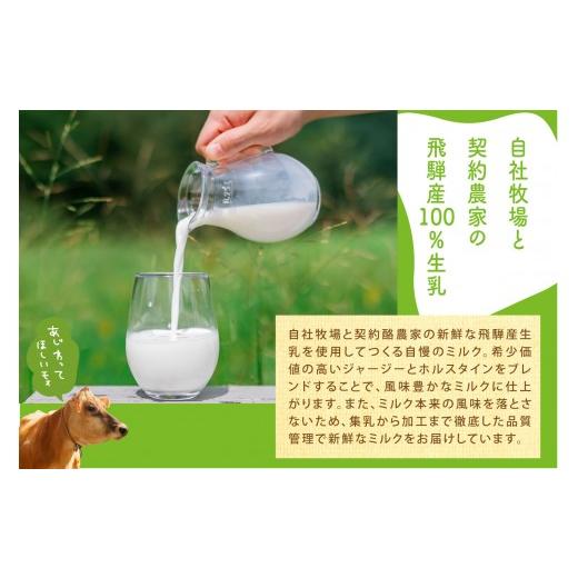 ふるさと納税 飲料類 牛乳 岐阜県 高山市  10か月定期便 牧成舎の飛騨産低温殺菌牛乳と飲むヨーグルトセット｜牛乳1000ml×2本＋のむヨーグルト750ml×1本｜食…の画像
