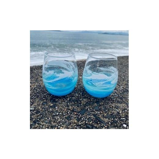 ふるさと納税 雑貨・日用品 グラス 福岡県 福岡市 福岡市 オーシャングラス 1個 330ml ピンク系 ピンク系