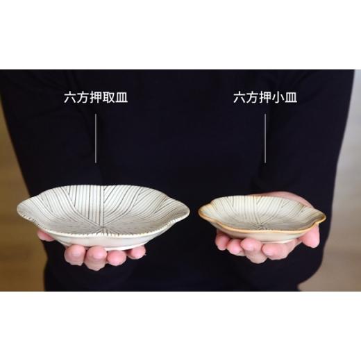 ふるさと納税 食器・グラス 皿 長崎県 波佐見町 波佐見焼 粉引釉 六方