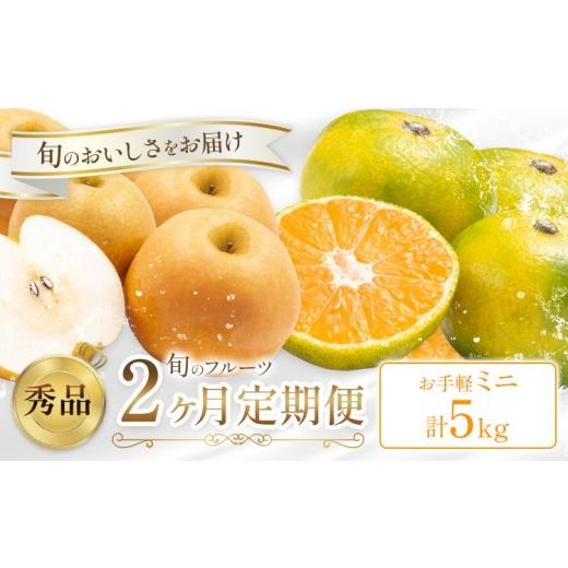 ふるさと納税 梨 熊本県 荒尾市 旬の フルーツ 定期便 2ヶ月連続 秀品 ミニ 日本フルーツ株式会社[9月上旬-10月末頃出荷]熊本県 荒尾市 おまかせ 梨 極早生…