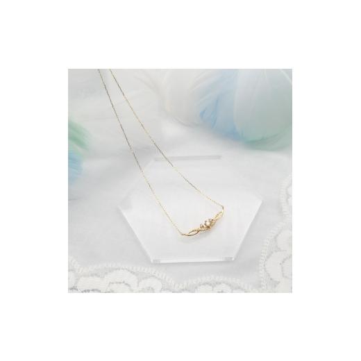 ふるさと納税 アクセサリー ネックレス 山梨県 昭和町 K18 0.10ct ダイヤモンド ペンダントネックレス HH-019737 SWBT005-k18の画像