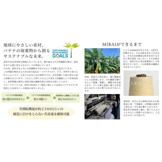 ふるさと納税 タオル・寝具 静岡県 浜松市 ボックスシーツ ダブル バナナガーゼクロス(R)MIRAI 日本製 綿 バナナ繊維 SDGs リバーシブル MIRAI ソイルブラウン…の画像