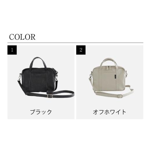 ふるさと納税 カバン ショルダーバッグ 福井県 福井市 NUANCE - BOSTON SHOULDER オフホワイト G-042024_02 ／ 本革 ボストンショルダー 日本製 おしゃれ 肩か…の画像
