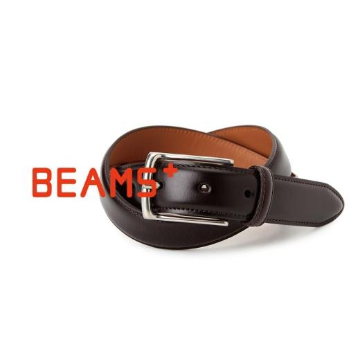 ふるさと納税 小物 東京都 台東区 BEAMS PLUS コードバンベルト[バーガンディ](サイズ:32) サイズ:32