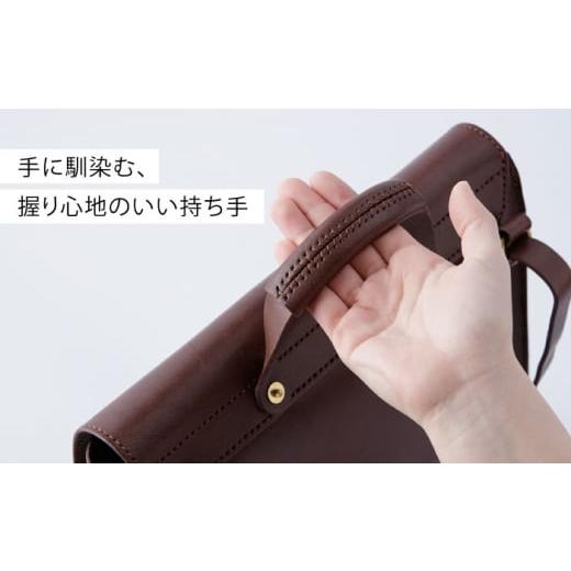 ふるさと納税 カバン ショルダーバッグ 長崎県 川棚町 本革　イタリアンレザー サッチェルバッグ風かばん 選べるリュック／ショルダーバッグ Kazu Gee Factory…_5