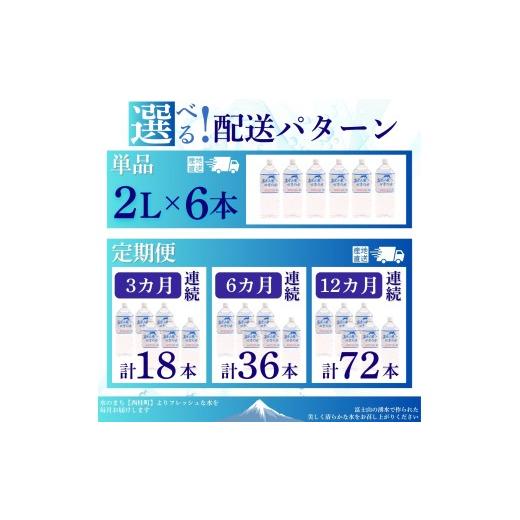 ふるさと納税 水・ミネラルウォーター 1L〜2L 山梨県 西桂町  6ヶ月定期便 水 富士山麓 四季の水 2L(6本入) 1ケース 富士山 の 天然水 を使用 ミネラルウォー…_2