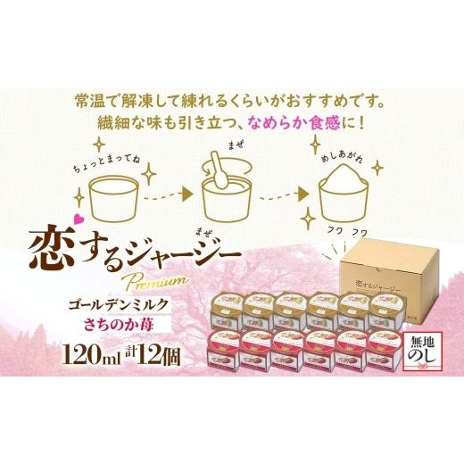 ふるさと納税 菓子 アイス 岡山県 真庭市  ジェラート醍醐桜 熨斗 恋するジャージーPremium2種 （ゴールデンミルク＆さちのか苺）計12個セット ／ 岡山 真庭 …_5