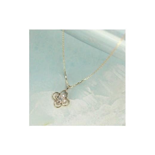 ふるさと納税 アクセサリー ネックレス 滋賀県 大津市 10金イエローゴールド ダイヤモンドネックレス きらめく 0.093ct K10-KN01052 AM310 ／ 金 イエローゴー…の画像