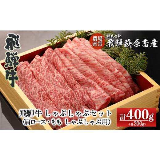 ふるさと納税 牛肉 しゃぶしゃぶ 岐阜県 下呂市 飛騨牛しゃぶしゃぶセット 計400g (もも 200g・肩ロース 200g)最高級 国産 牛肉 ブランド牛 和牛 ギフト 贈…