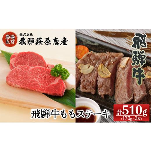 ふるさと納税 牛肉 モモ 岐阜県 下呂市 2025年12月発送 飛騨牛ももステーキ 170g×3枚 牛肉 国産 ブランド牛 赤身 モモ ステーキ 高級 牛 飛騨牛 飛騨萩原…