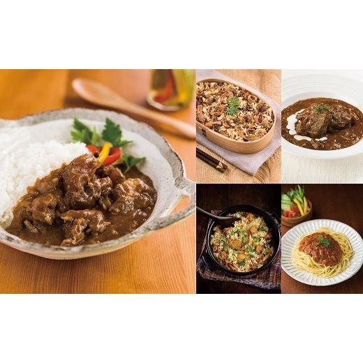 ふるさと納税 加工品等 レトルト 岩手県 久慈市 10月発送分 厳選素材・保存料・化学調味料・食品添加物不使用 「農舎のレトルト5点セット」国産 牛 濃厚 ミー…