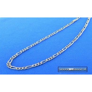 ふるさと納税 ネックレス 長野県 岡谷市 006-005 純チタンネックレス フィガロチェーン 50cm 50cm