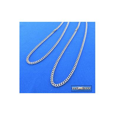 ふるさと納税 ネックレス 長野県 岡谷市 013-033 純チタンネックレス(ペア) 6mm喜平 45cm,55cm 45cm,55cm