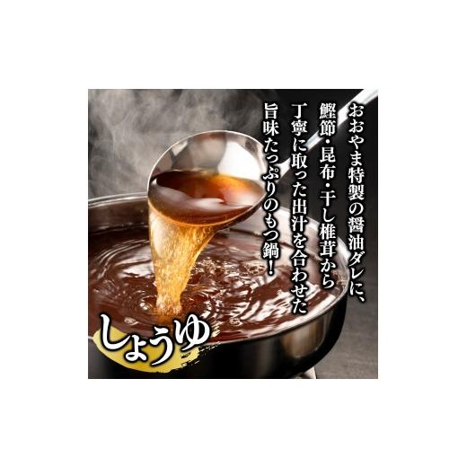 ふるさと納税 モツ鍋 福岡県 八女市 博多もつ鍋おおやま もつ鍋みそ・しょうゆ食べ比べ 各3人前（合計6人前） もつ モツ もつ鍋 みそ味 しょうゆ味 博多 九州…_3