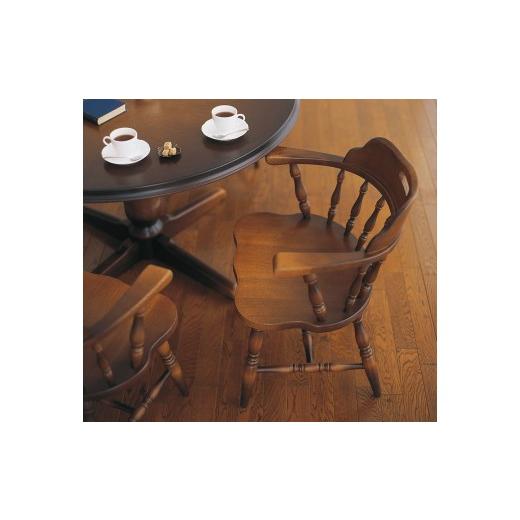 ふるさと納税 家具 岐阜県 高山市  飛騨の家具 HIDA 穂高 アームチェア （板座）(DK286)|飛騨産業 CG422の画像