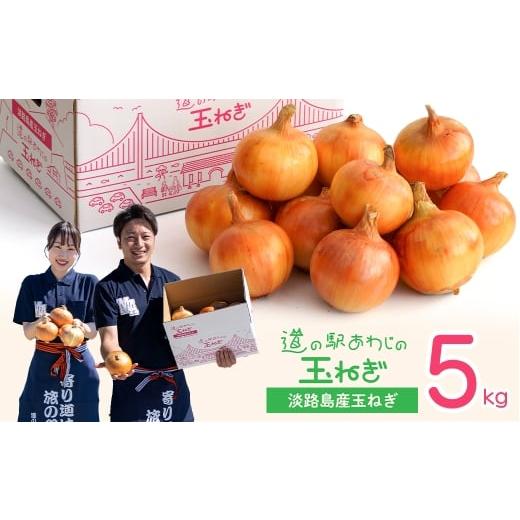 ふるさと納税 野菜類 玉ねぎ 兵庫県 淡路市 道の駅あわじの玉ねぎ5kg箱 5kg箱