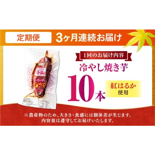 ふるさと納税 野菜類 サツマイモ 三重県 亀山市  全3回定期便 紅はるか 冷やし焼き芋 10本入 亀山市／芋笑 やきいも 焼いも AMBU008_8