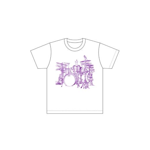 ふるさと納税 服 東京都 府中市 紫/2XLサイズ JAZZinFUCHUと府中市の協働が奏でるハーモニーTシャツ 2XLサイズ
