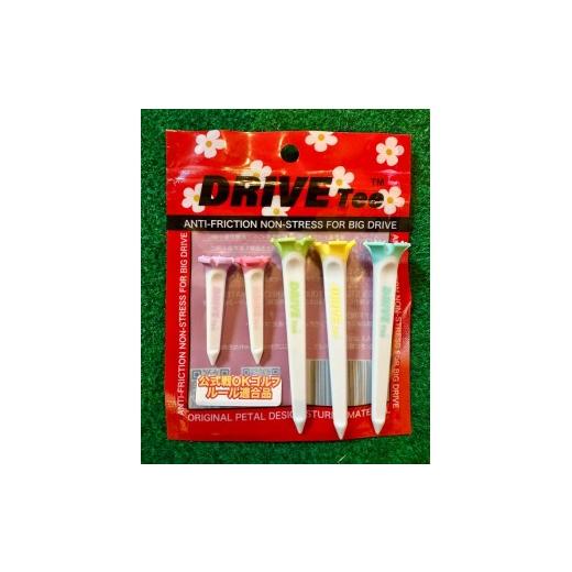 ふるさと納税 ゴルフグッズ 東京都 調布市 DRIVE TEE ドライブティー ルール適合品 花びら型ゴルフティー MIX（ロング3本／ショート2本）×1セット | よく飛ぶ… |  | 07