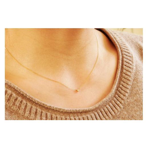 ふるさと納税 アクセサリー ネックレス 山梨県 中央市 8月 誕生石 K18イエローゴールドペリドットネックレス 工房グリーム 山梨県 中央市 21470834 アクセサリ…の画像